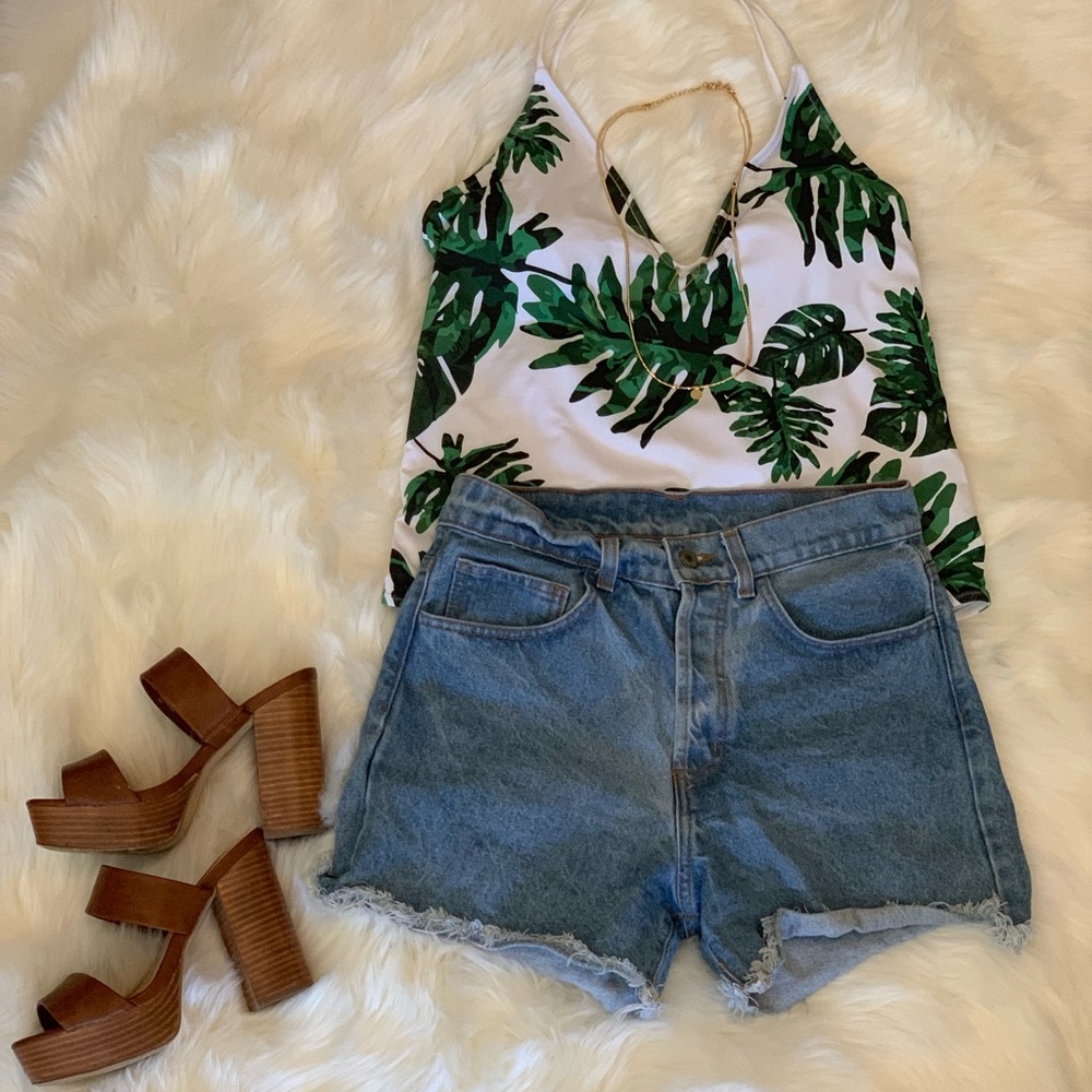 Ekouaer Palm Swimsuit